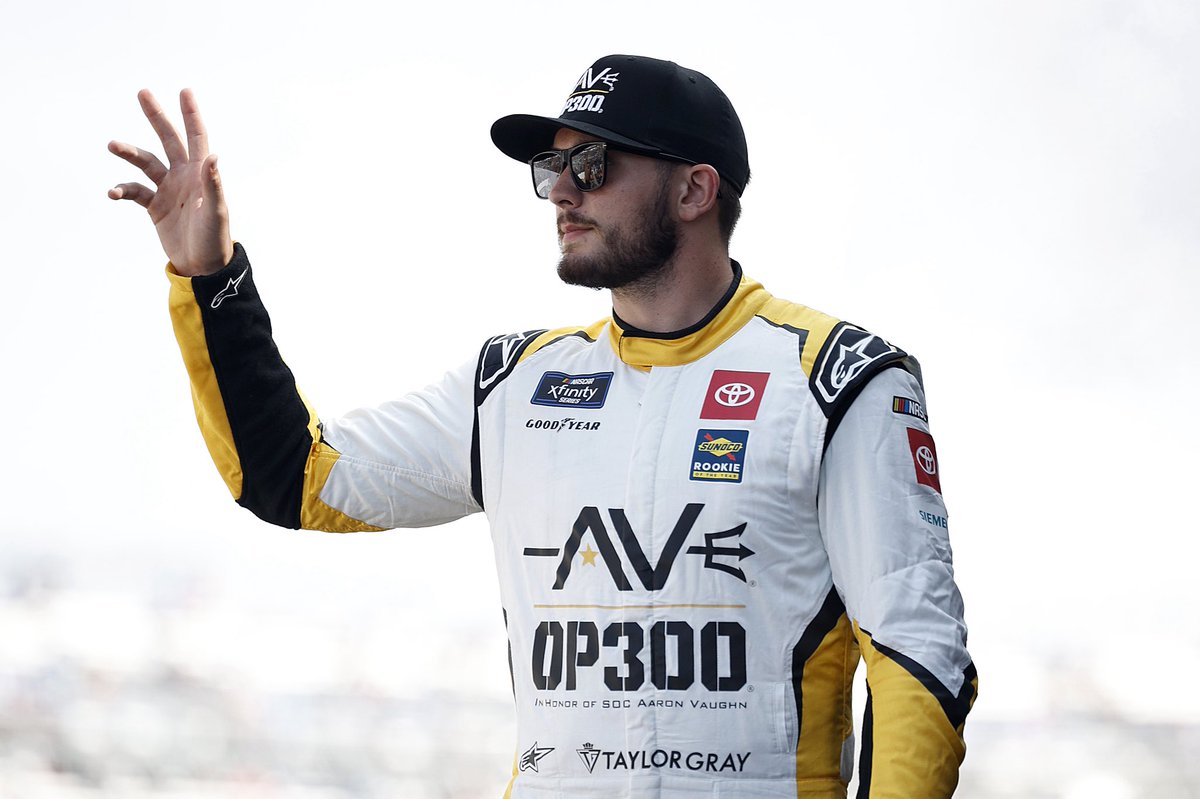 JoeGibbsRacing's tweet image. .@NASCAR_Xfinity practice results from @IMS
P6- @Taylor_Gray
P11 - @Aric_Almirola
P13 - @WilliamSawalich
P16 - @BrandonJonesRac
#TeamToyota