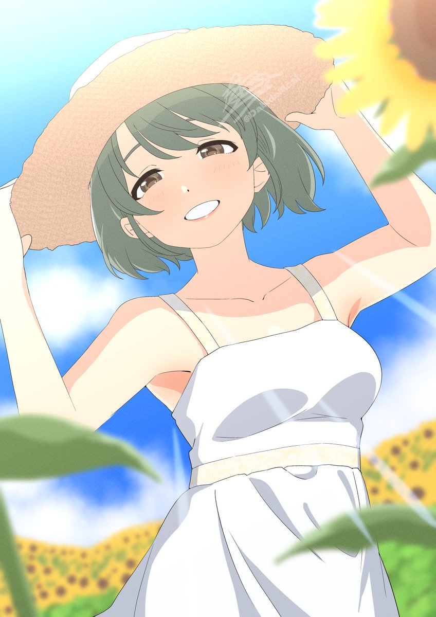 DabideMoai's tweet image. 夏生まれガール🎉 #七草にちか生誕祭2025