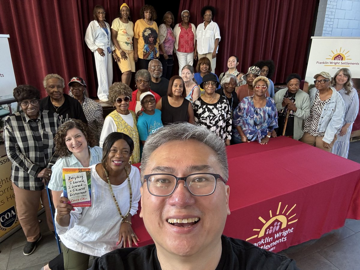 #Detroit tour continues! Thanks to the seniors at @franklinwrightsettlements <a href="/mihumanities/">Michigan Humanities</a>. On Saturday, I'll be doing a book talk @det313chinatownvision at the Block Party in Chinatown at 1:00pm.