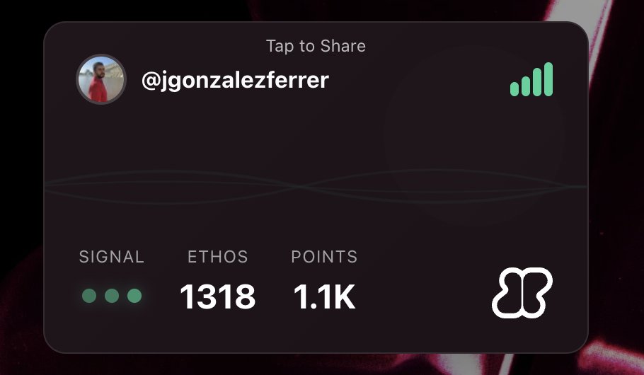 jgonzalezferrer's tweet image. Boosting my signal on @xeetdotai 📶
Find your signal at xeet.ai/boost/jgonzale…