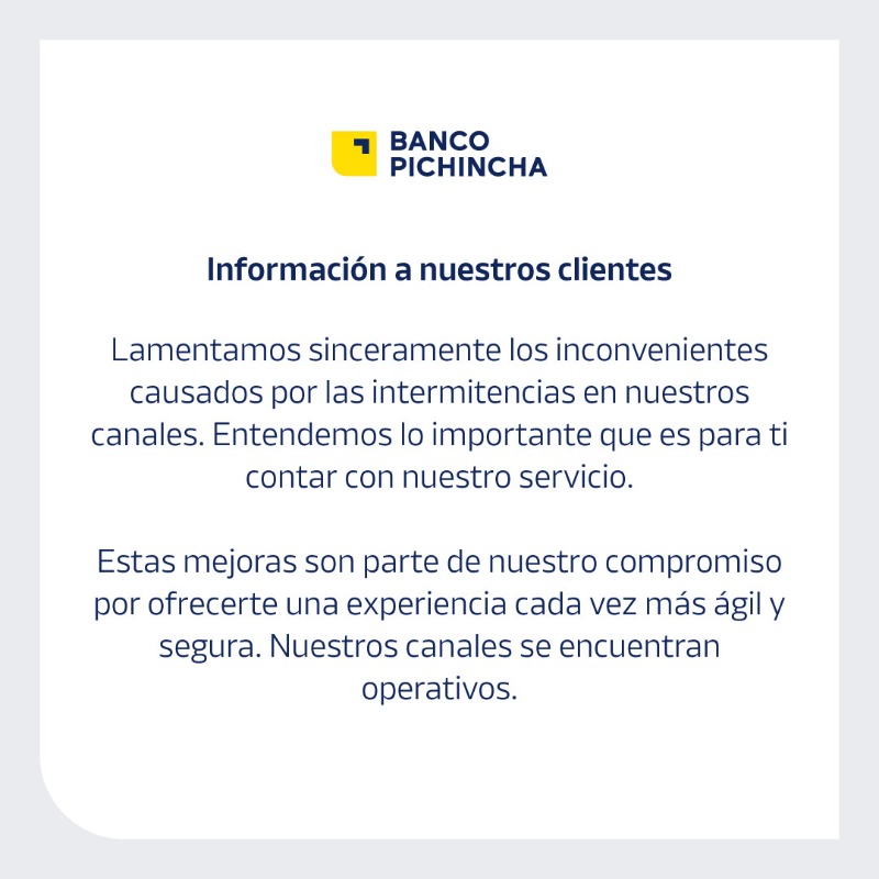 Banco Pichincha (@bancopichincha) on Twitter photo 