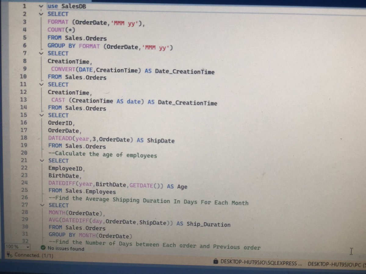 obazeeosato01's tweet image. #100DaysOfSQL #DataAnalytics #LearningSQL #SQLForDataAnalysis #DataJourney