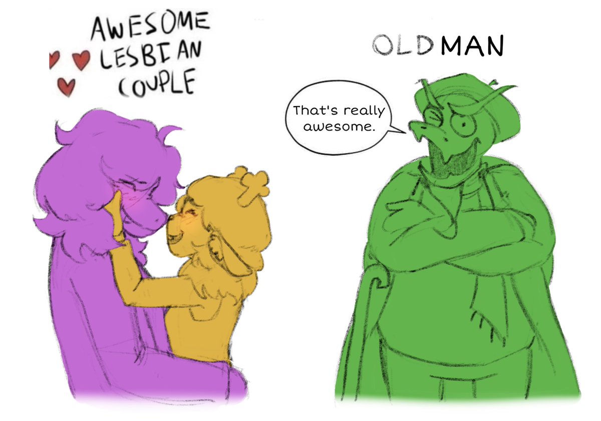 yayitout's tweet photo. i’m (an ally)! #deltarune #suselle #gersonboom https://t.co/iFWnptQ5d1