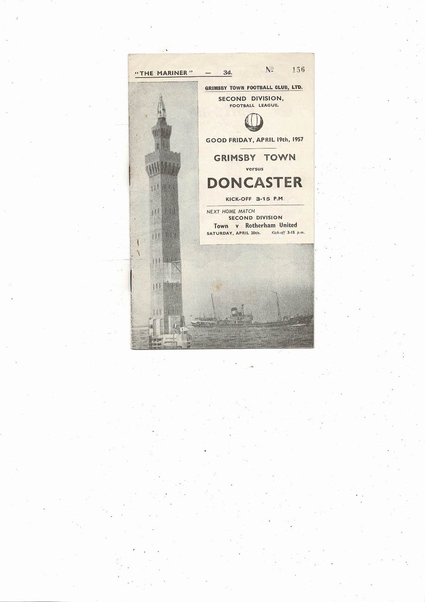 bobsprogrammes's tweet image. 1956/57 Grimsby Town v Doncaster Rovers Football Programme
£4.50 + Postage
Now available @ bobsprogs.com
@officialgtfc @grimsbytownlive @GrimsbyTownFans @grimsbytown_ @DonnyRoversFans @doncasterfc @DoncasterFCNews @DoncasterFCNews