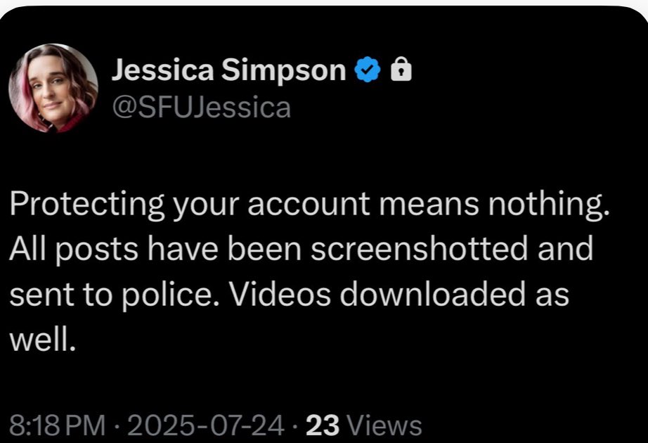 Cdnwatcher's tweet image. LOL @SFUjessica posted this hysterical response just after MM was posted meowmix.online/jessica-yaniv-… As if DFSmith was responsible What Yaniv & his odious mother dont get is that they are now being watched & recorded all the time & may both be homeless in the future @trustednerd