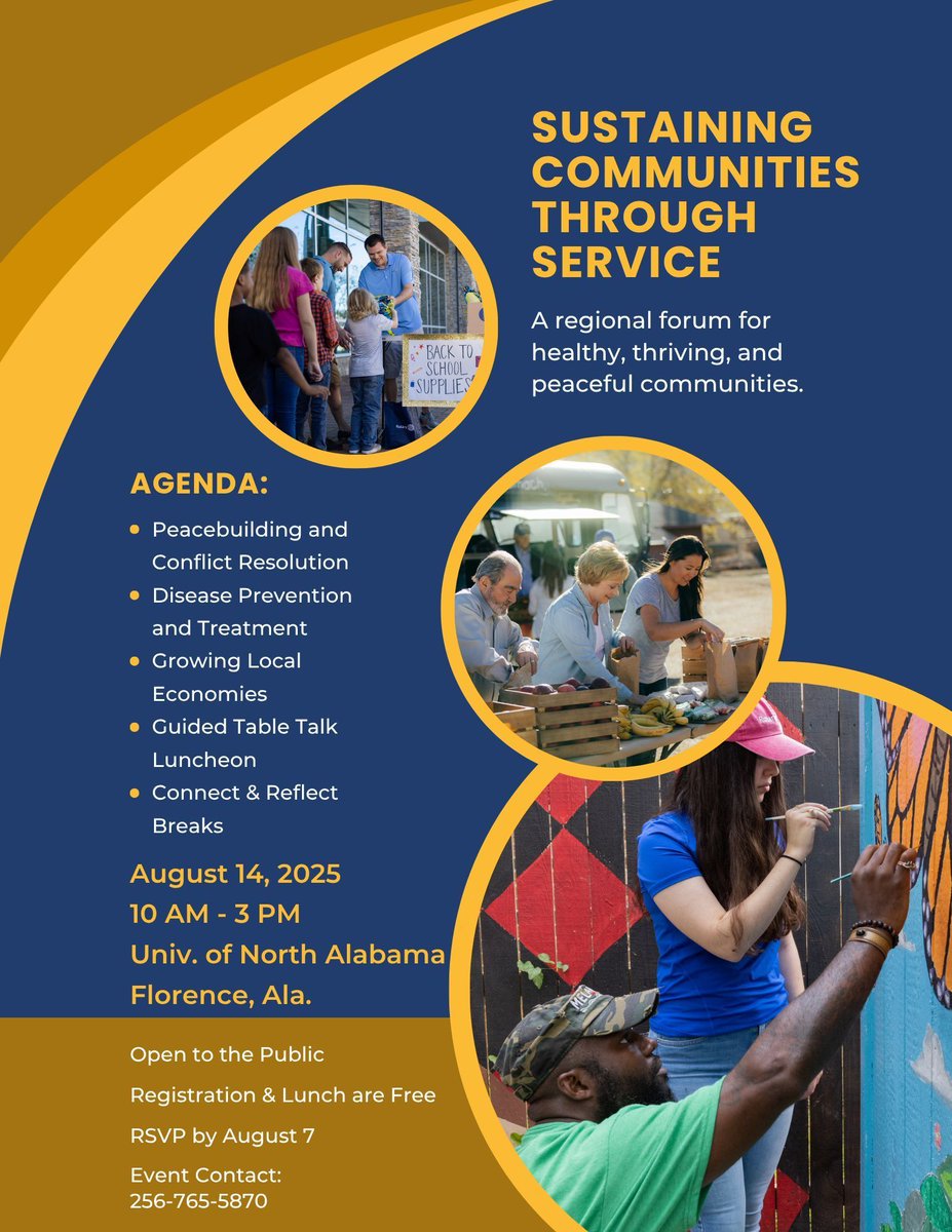 How can service fuel local growth?

Join us Aug 14 at UNA for the “Sustaining Communities Through Service” forum! IFDC’s Chris Holt speaks on the “Growing Local Economies” panel.

🕙 10 AM–3 PM | 📍 UNA Guillot Center
🔗 Register: buff.ly/4qFFSiM

#LocalEconomies