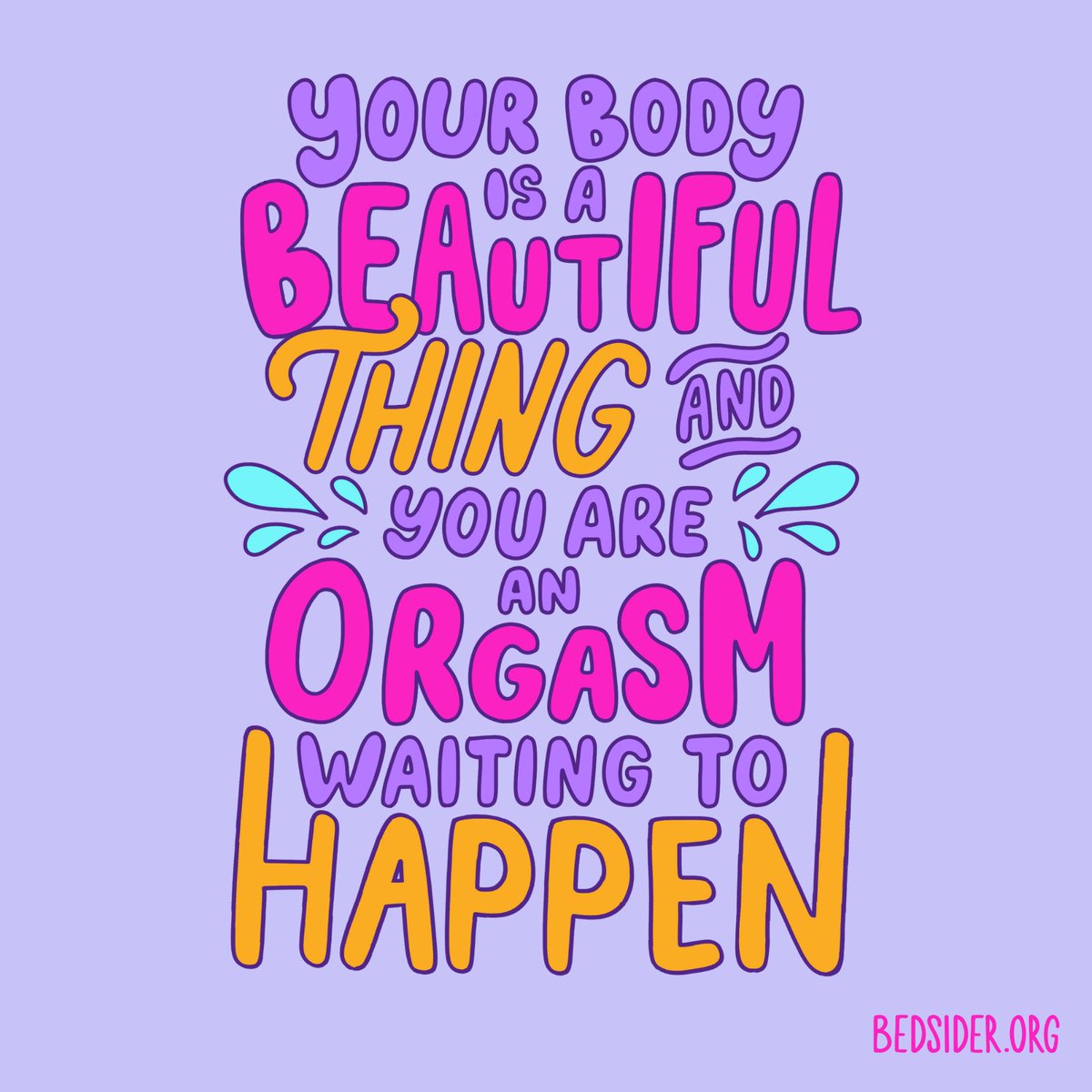 Bedsider's tweet image. It’s 2025 and the orgasm gap is somehow (???) still a thing. 

People with vulvas are having fewer orgasms than their partners, and that’s not OK.
Here’s why it’s happening—and how you can re-center your own pleasure: bedsider.org/features/2865