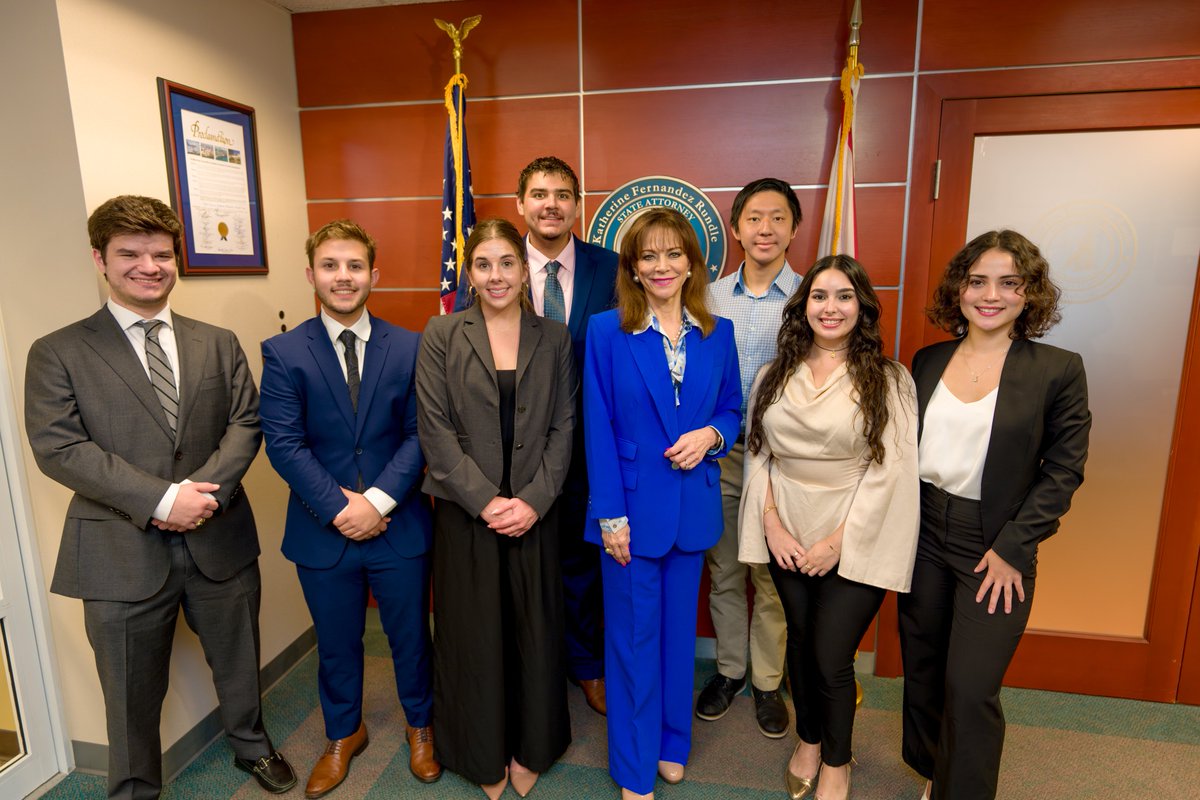 FIU Law students selected for summer internships at the Miami-Dade State Attorney’s Office are gaining hands-on experience, sharpening legal skills, and making a meaningful impact through public service. Read more: bit.ly/41e8aKu