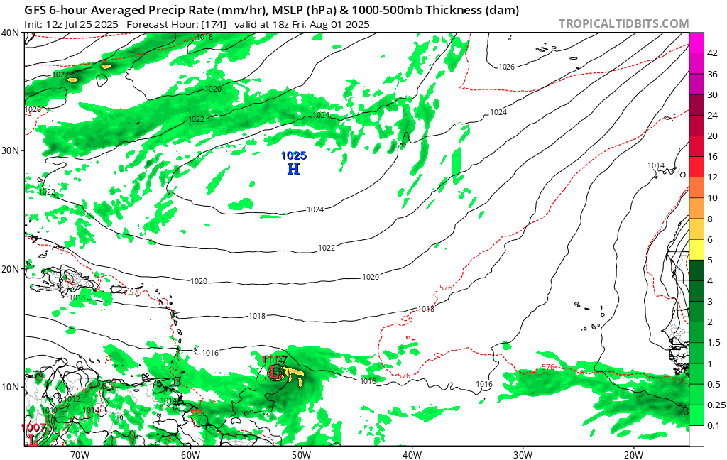 AlanSevere's tweet image. 12 Z Models are starting to come in, and it looks like GFS formly develops the wave in question in around the day 7 mark. CMC starting to show the wave now even tho it is weak and doesn't form it. We will take a look at the Euro once it comes out.