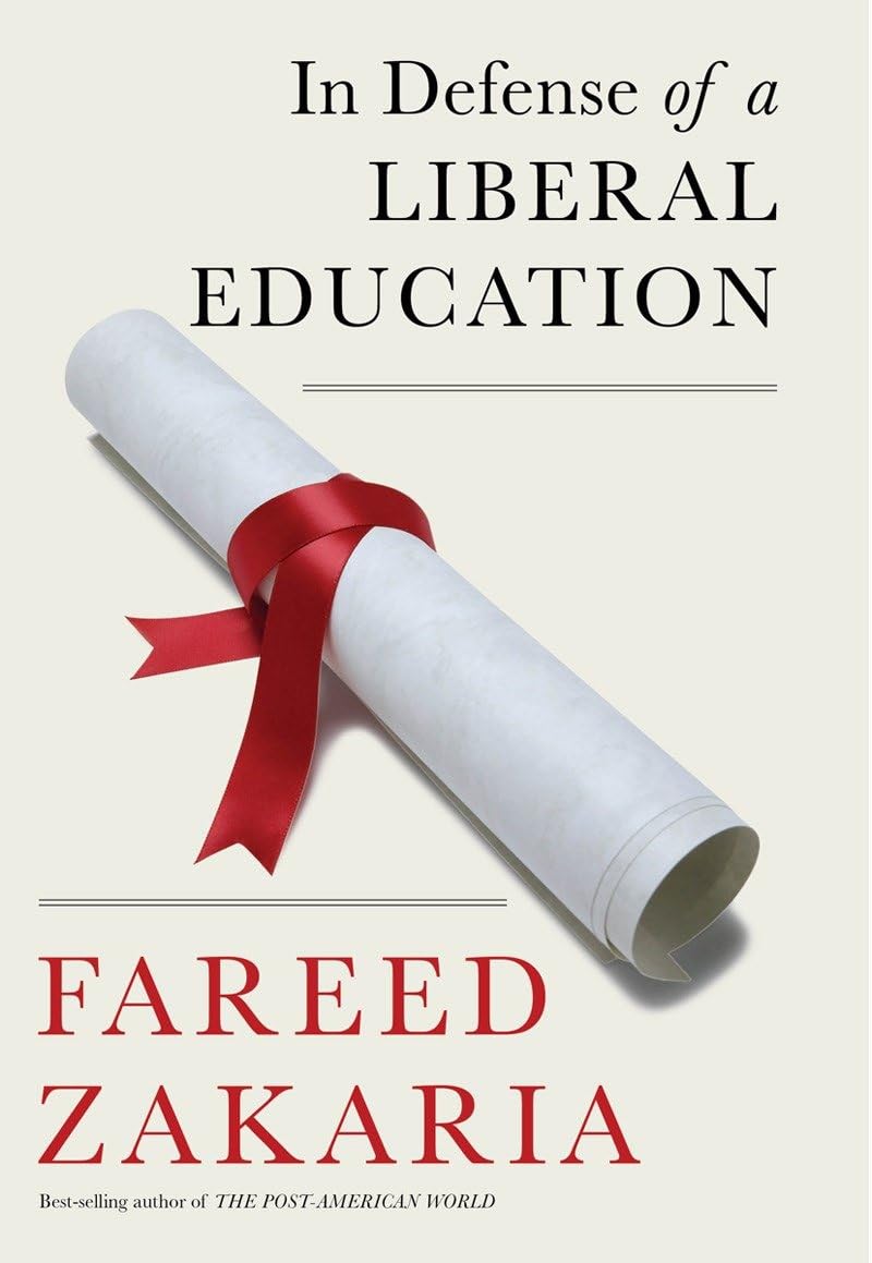 MuxriddinJo's tweet image. 📚 Fareed Zakariyaning In Defense of a Liberal Education asari meni chuqur oʻylantirdi.
Taʼlimning mohiyati — faqat kasb emas, fikrlashni oʻrgatish.
#liberaleducation #FareedZakaria #fikr