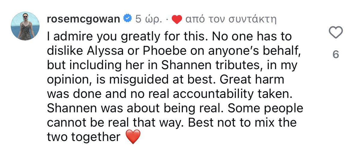 Charmed_Reunion's tweet image. Rose McGowan thinks that including Alyssa Milano in Shannen Doherty tributes is “misguided at best”.