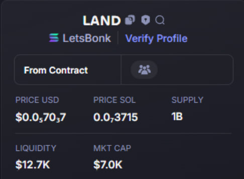 KirstiVale17855's tweet photo. 🚀 DONE: 41X
🔹 SOL Token / #LAND $LAND
🟩 BUY Alpha Call: 7k
🟪 DONE Take Profit: 287k
📈 No hype, no noise — just sniper precision.
🔥 Alpha like this only drops in the private room.
👉 Join Alpha Call: https://t.co/05npSDMMBX https://t.co/VLKcMUj3mP