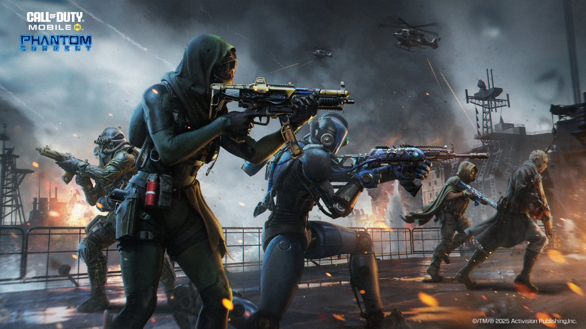 PlayCODMobile's tweet image. Get a first-look at the Battle Pass Operators joining CODM in Season 7: Phantom Current live on July 30th at 5 PM PT!