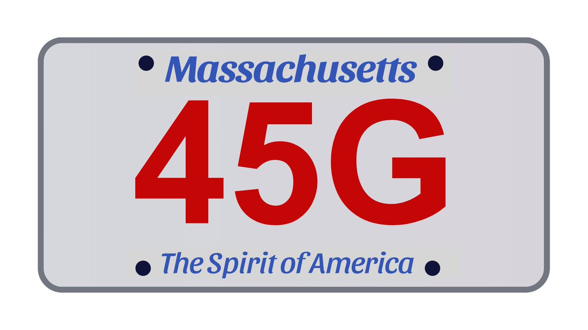 MassRMV's tweet image. You could win a low number plate such as 45G! Enter to win our #LowPlateLottery at Mass.Gov/lowplatelottery
#MALowPlateLottery