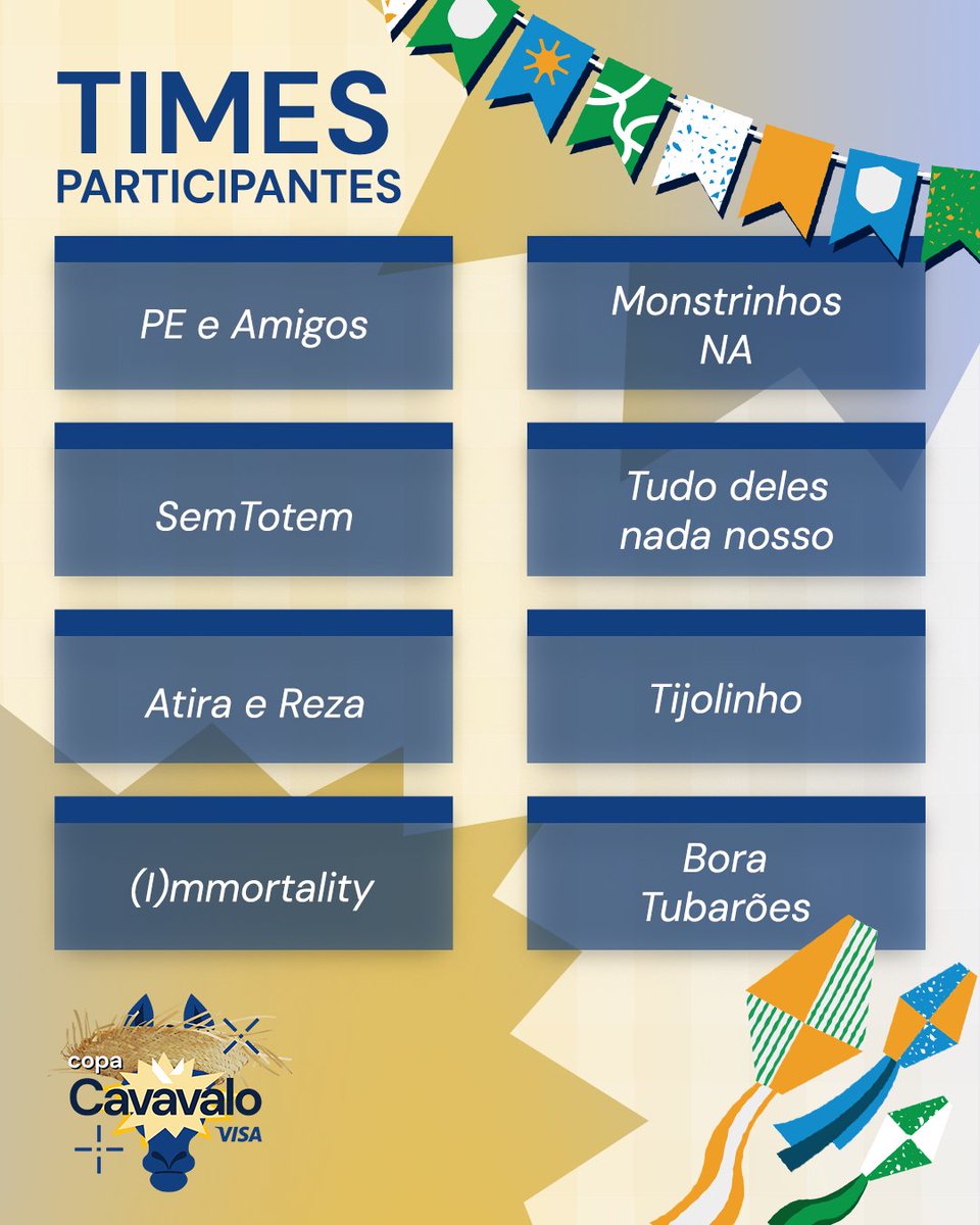 TeamLiquidBR's tweet image. Esses serão os times que vão lutar pelo título de melhores da Copa Cavavalo!
Já escolhe seu favorito para deixar sua torcida! 💙🎉