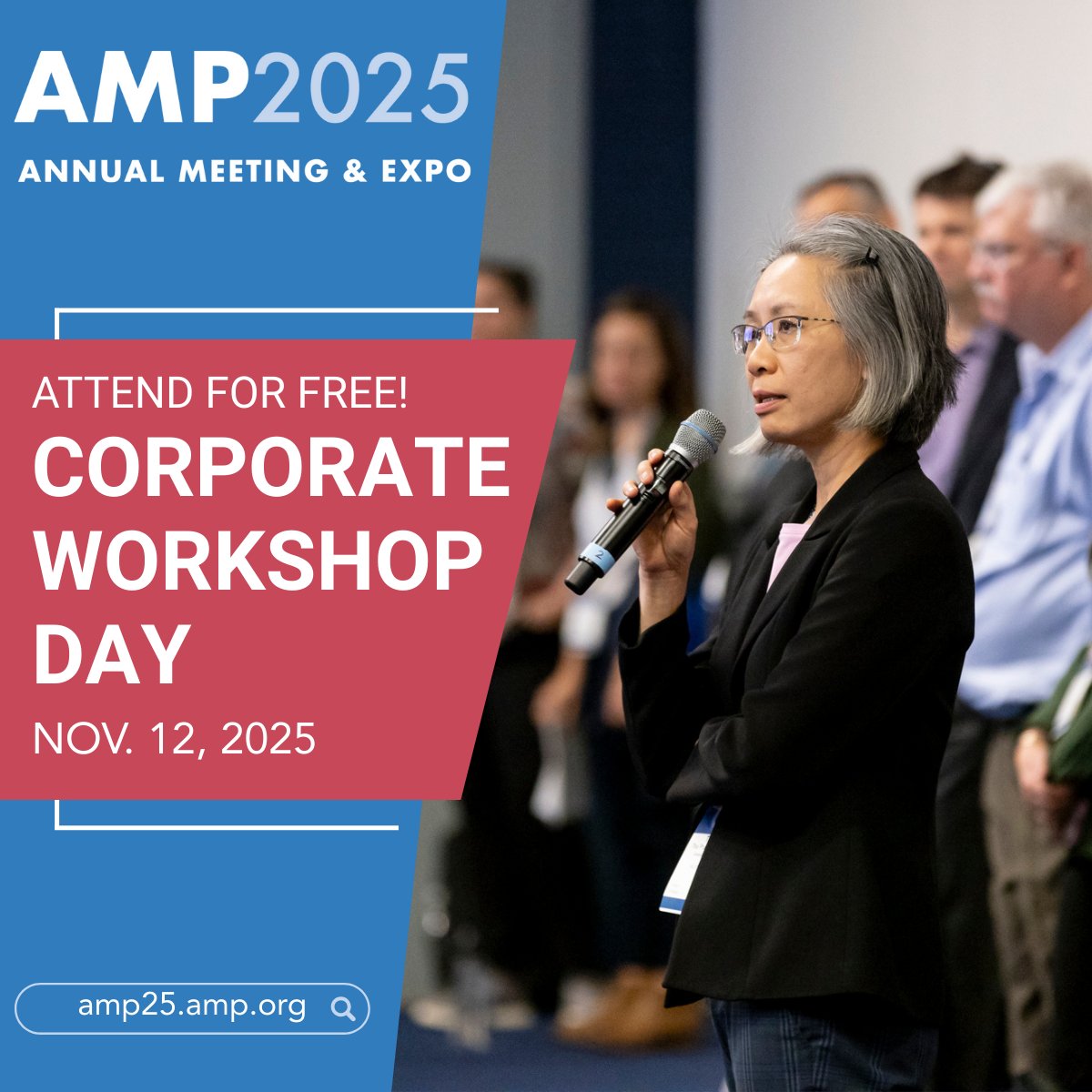 AMPath's tweet image. Get a front-row seat to the latest technologies and trends in molecular diagnostics at the #AMPath2025 Corporate Workshop Day.
📍 Boston | 📅 Nov. 12
🎯 Open to all, including the public
Free to attend — but registration is required.
Lineup: amp25.amp.org/corporate-work…