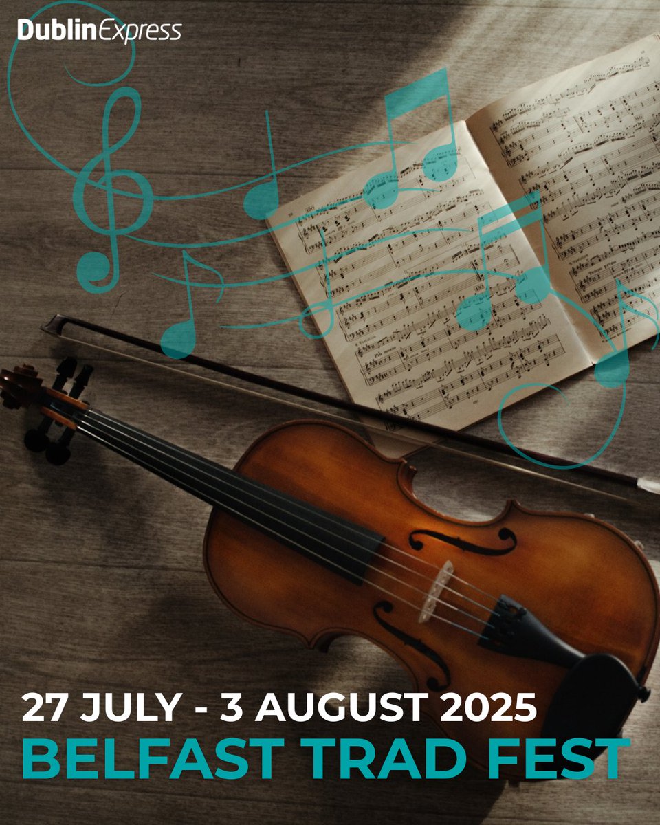 🍀 Belfast will be buzzing with TradFest, and you don’t want to miss it!

🎻 From foot-stomping live music to immersive dance and cultural workshops, Belfast TradFest brings the best of traditional Irish music to life across the city. 

If you're a lifelong trad fan or just