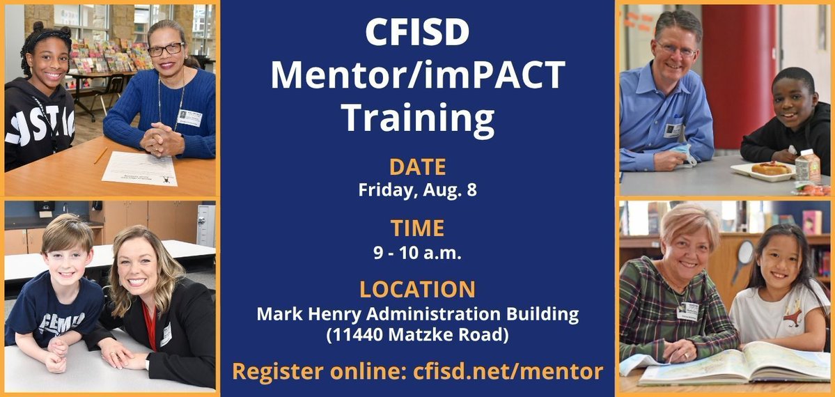 CyFairISD's tweet image. Become a Tutor and Make a Lasting imPACT!
Our Parent and Community Tutors program is looking for dedicated parents and community members who want to make a difference in the lives of local students by supporting their growth in reading and math. Register here:…