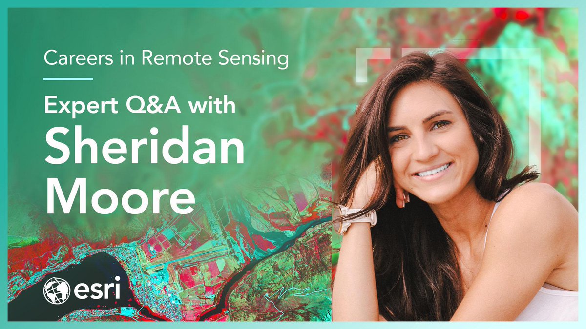 GISEd's tweet image. What does a career in remote sensing look like? 📡
In this expert Q&A, Sheridan Moore gives career insights, tech trends, and advice for aspiring professionals in the field: ow.ly/kf6E50WpApB