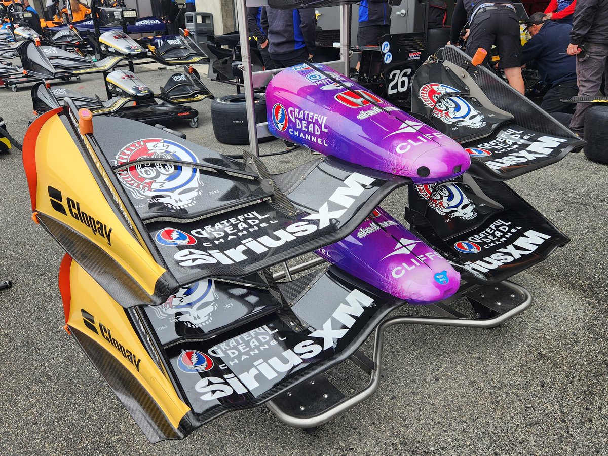 ChampCar4Ever's tweet image. Felix Rosenqvist's Grateful Dead livery. Very nice!
#Indycar