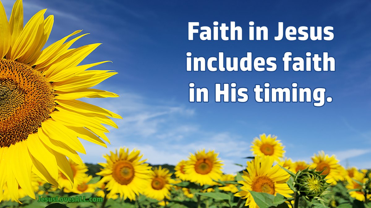 JesusLovesALLx's tweet image. Faith in Jesus includes faith in His timing. ⏱️🙏🏽🕰️