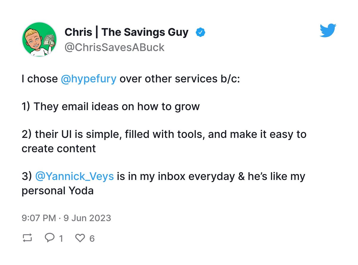 Side benefit : You can make a Yoda out of Yannick if you try us