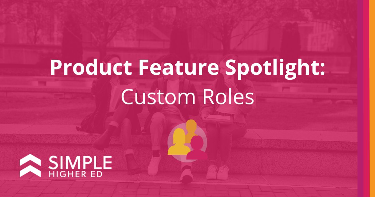 SimpleSyllabus's tweet image. Product Feature Spotlight: Custom Roles 👥

Simple Syllabus supports the creation of custom user roles to align directly with faculty responsibilities. Ensure your team-players have access to all of their necessary data!

Request a demo: hubs.li/Q03xWh4r0