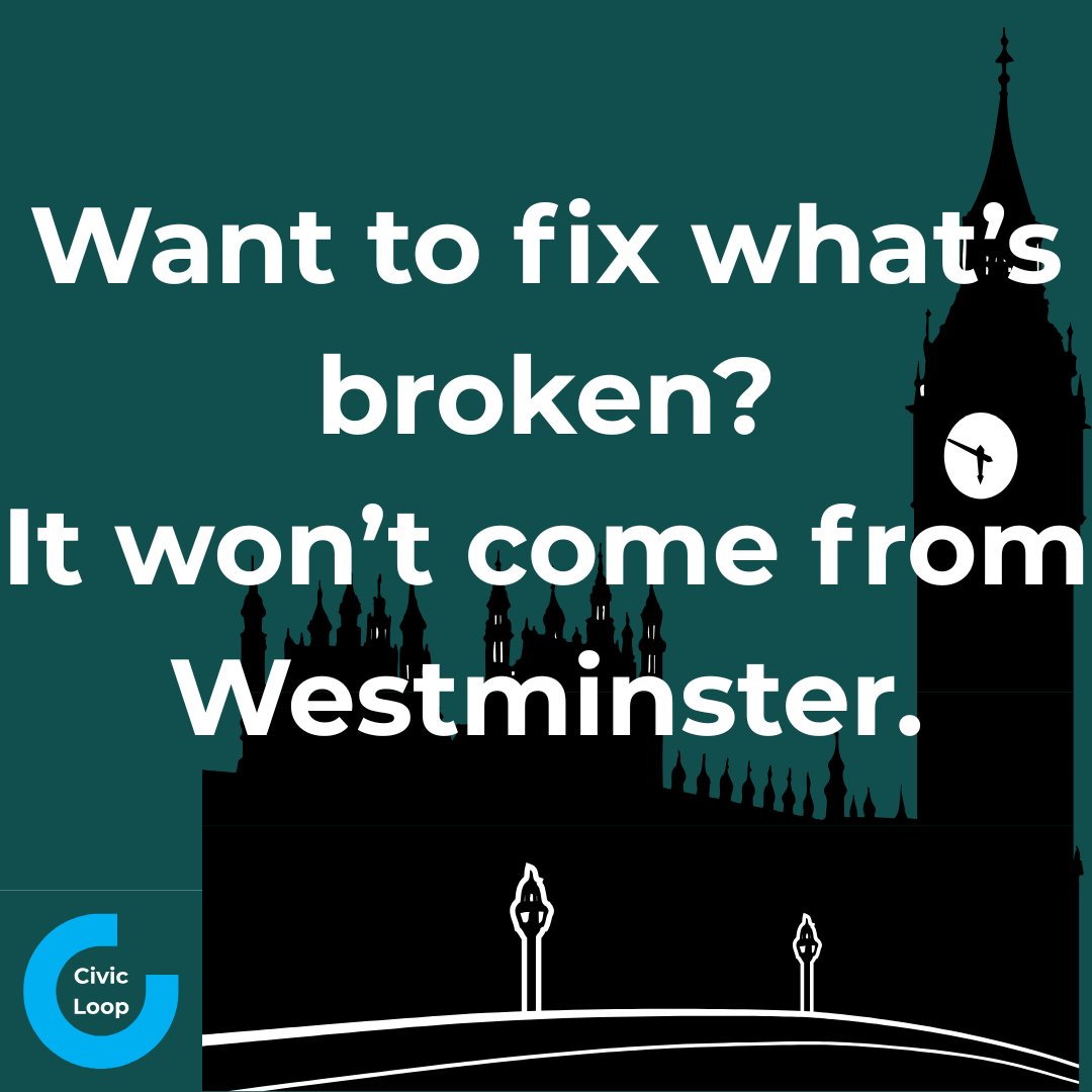 CivicLoop's tweet image. Want to fix what’s broken?
It won’t come from Westminster.
It won’t come from the rich, the loudest, or the same old names.
It starts with 𝘶𝘴 - ordinary people building something new.
Not a personality cult.
A platform.
📣 Follow @CivicLoop and help take back control -…