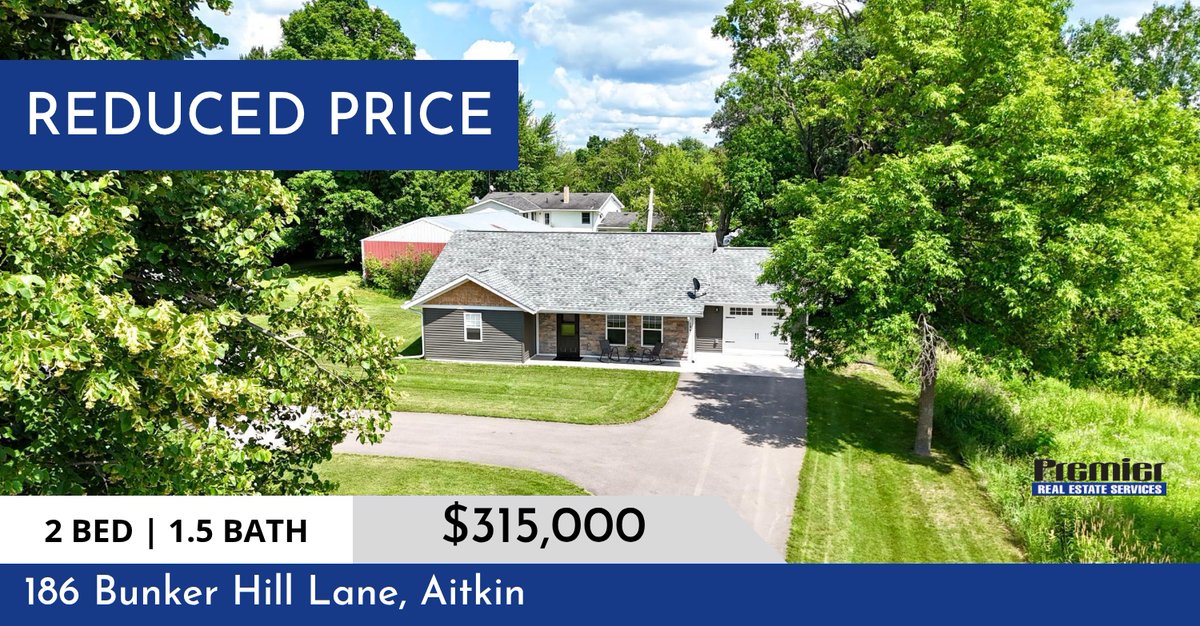 Schmdty7's tweet photo. 📍 Reduced Price 📍 This recently reduced home at 186 Bunker Hill Lane in Aitkin won't last long, so, don't wait to set up a showing! Reach out here or at (218) 851-1364 for more information!

Rob Schmidt
Premier Real Estate
The Ge... https://t.co/bGqVtQ1jpB https://t.co/HfcqKd5oE2