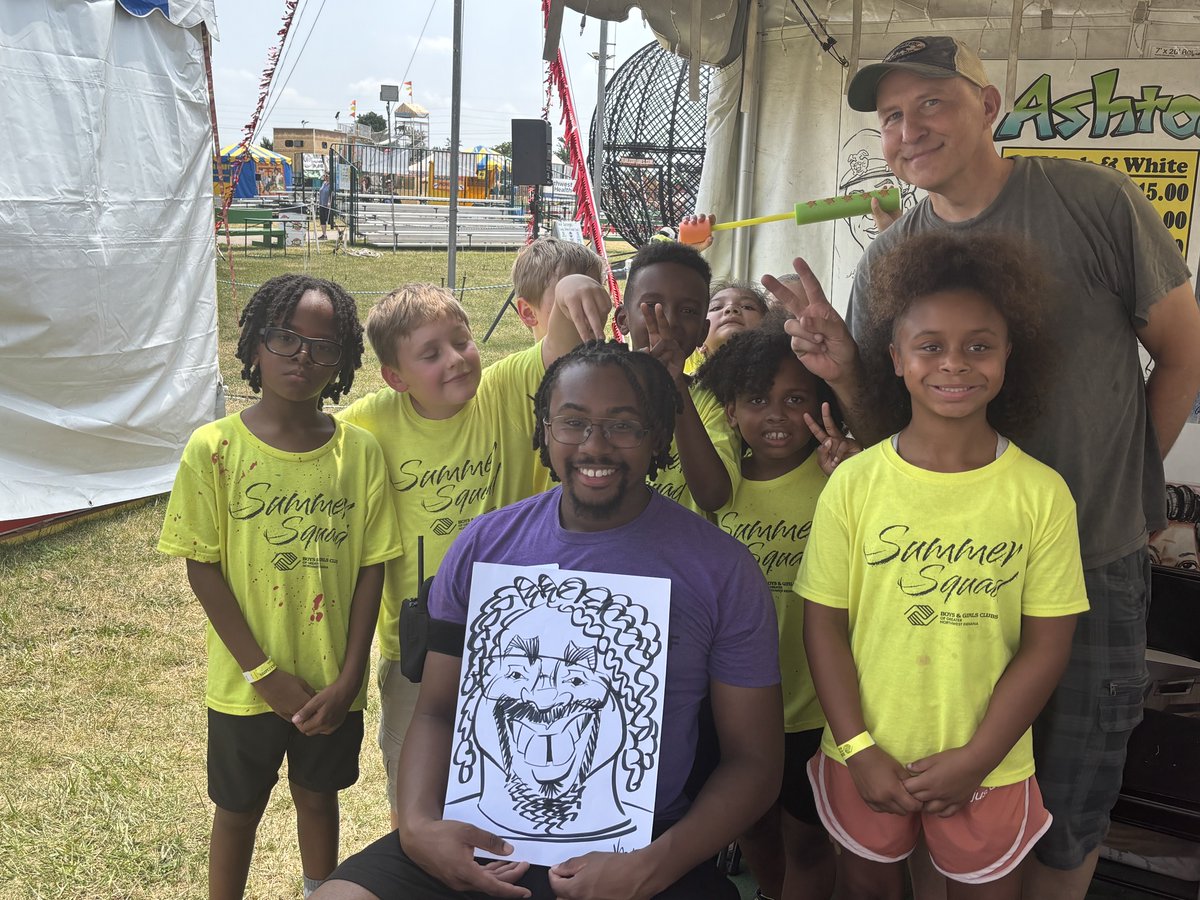 PortageLife's tweet image. Members of Portage&apos;s Boys &amp;amp; Girls Club had a blast at the @portercofair!🎡🎢 It really is the best time of the year! 

Photo credit: @BGCGreaterNWI