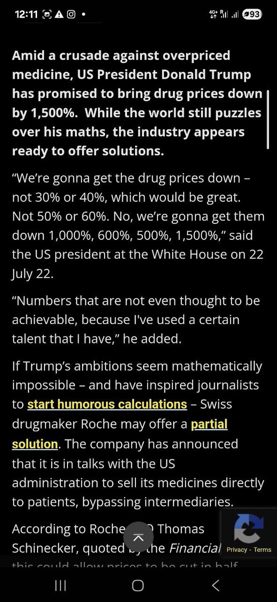chrissaccocia1's tweet image. DONALD TRUMP makes the absolutely brain damaged, dimentia, extremely embarassing claim
"I will reduce drug prices 1000%... no 1500%!
"winning"
Rather than say "hey its literally physically impossible for any price to be reduced by more than 100% because that would make it 0!"