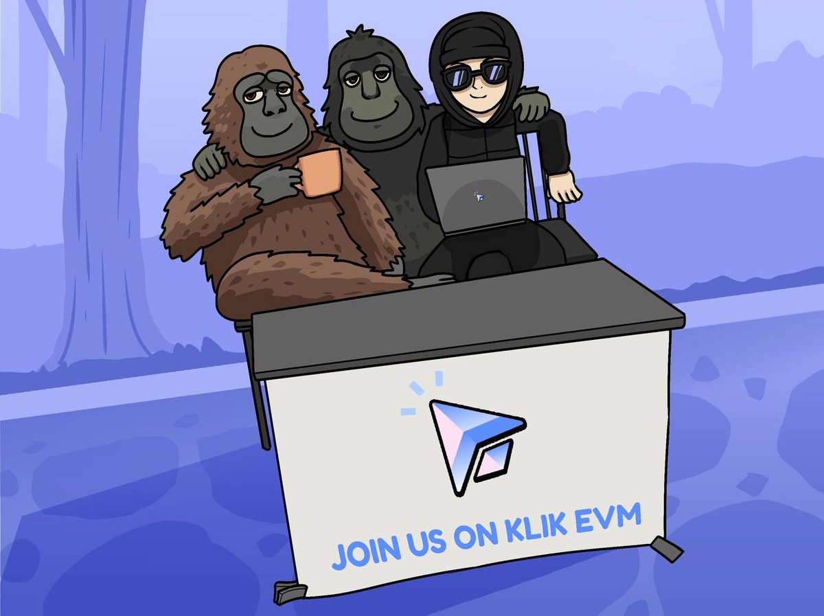 Monkeonklik's tweet photo. @klik_evm GMonke https://t.co/lYaYx1Awwq