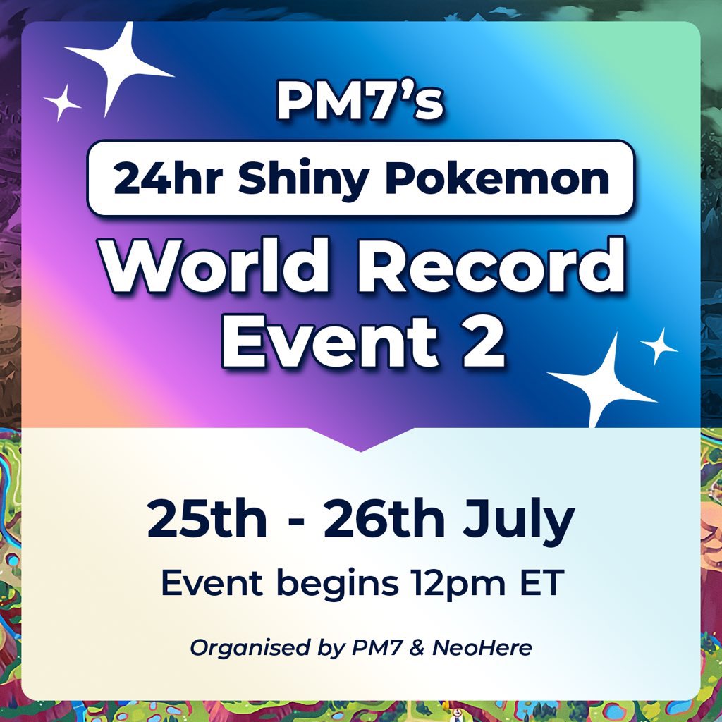 ElectriKeely's tweet image. Breaking a world record today!!!! Shiny hunting all day for the PM7 event! ✨ #PM7WR2
twitch.tv/electrikeely