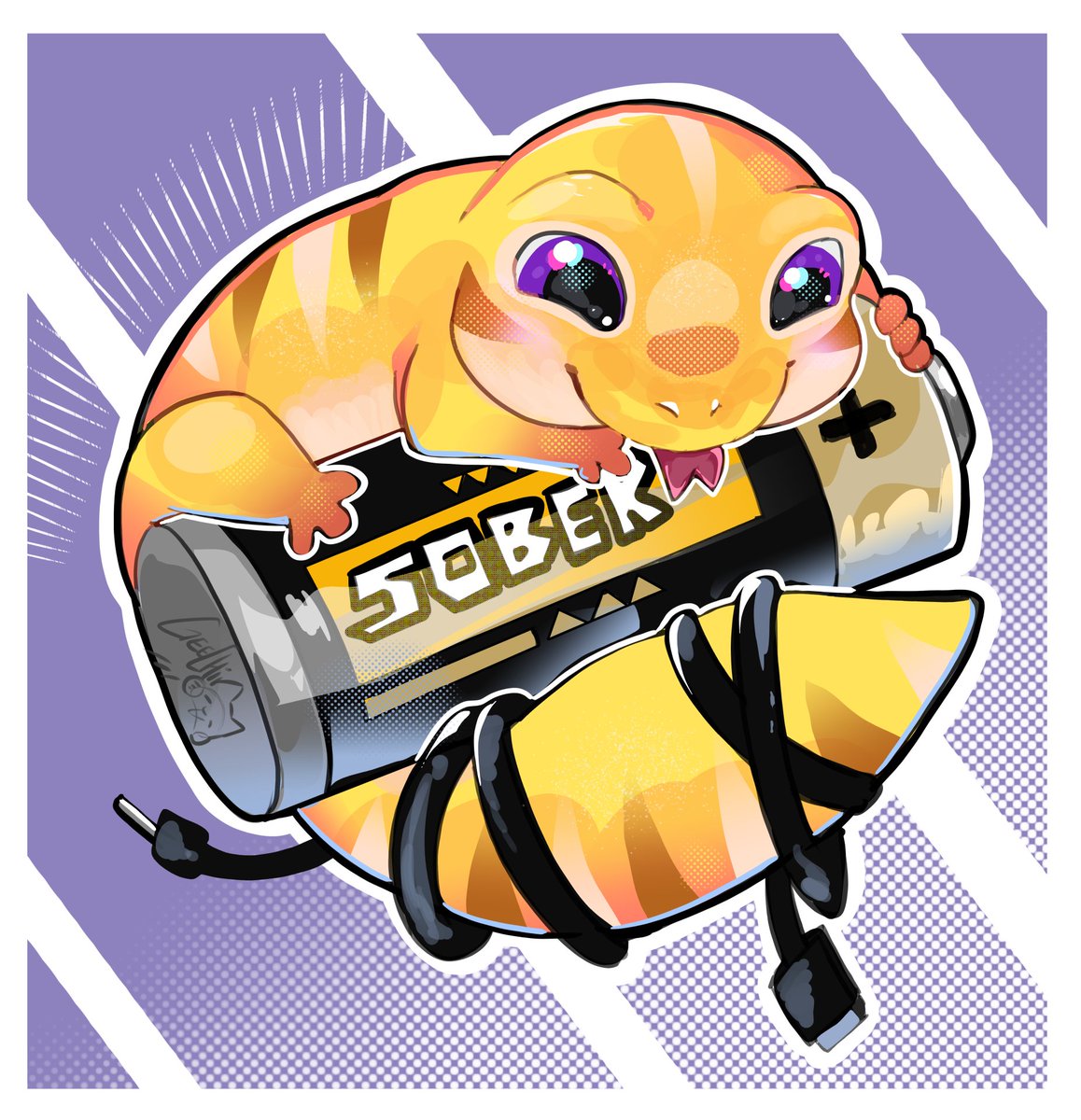 GeechiisArtwork's tweet image. artfight defense 2/? @Ezekiel_VT ⚠️⚡️
#GERVtuber #artfight2025 #artfight