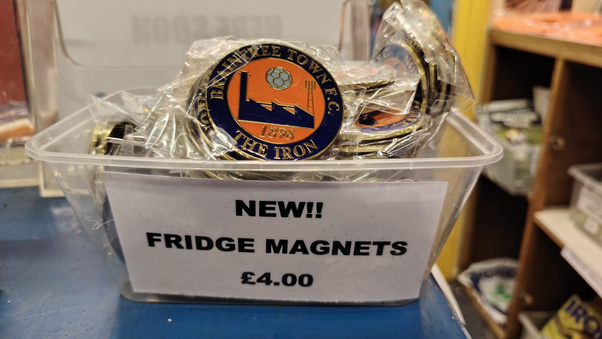 Supporters_Shop's tweet photo. *NEW STOCK*

We have some new Fridge Magnets on sale for £4 and we have completely bolstered our badge board with many more badges including premier league clubs. Plus a new 100 years in Orange and Blue badge for The Iron

#COYI https://t.co/rwSuPCA8Vf