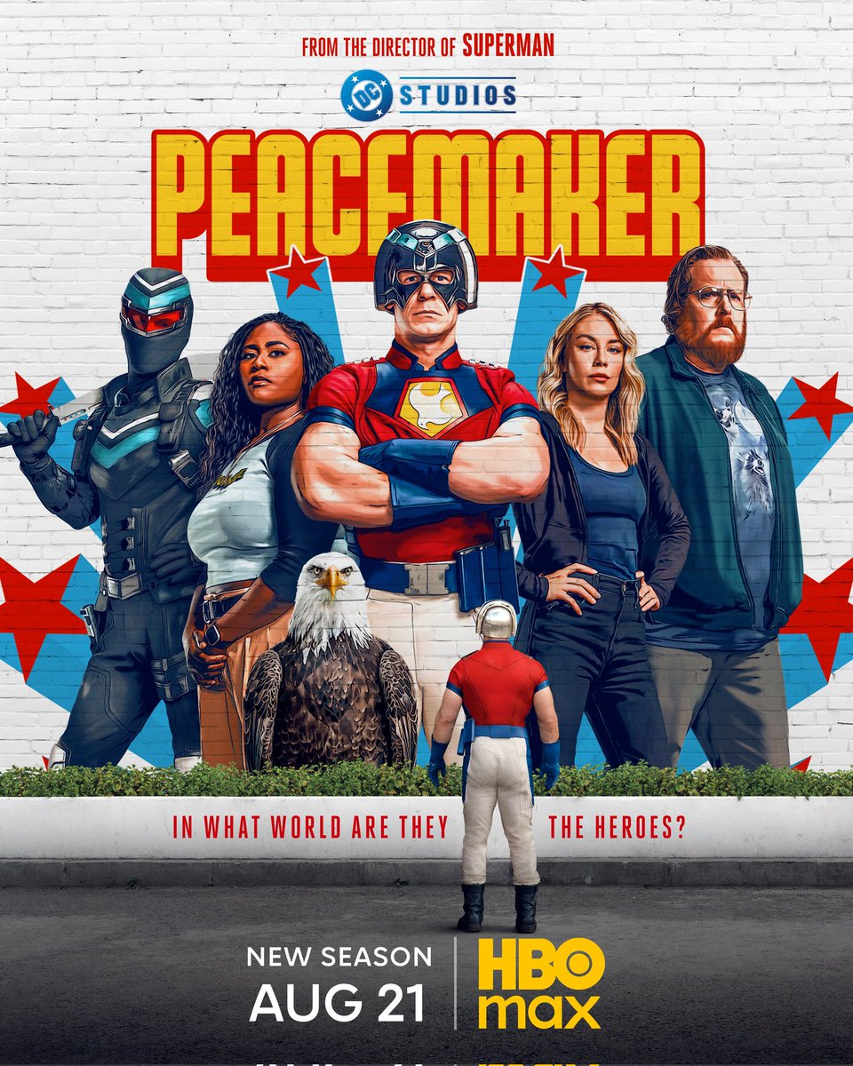 port4l_nerd's tweet image. Novo pôster oficial da 2ª temporada de #Peacemaker.