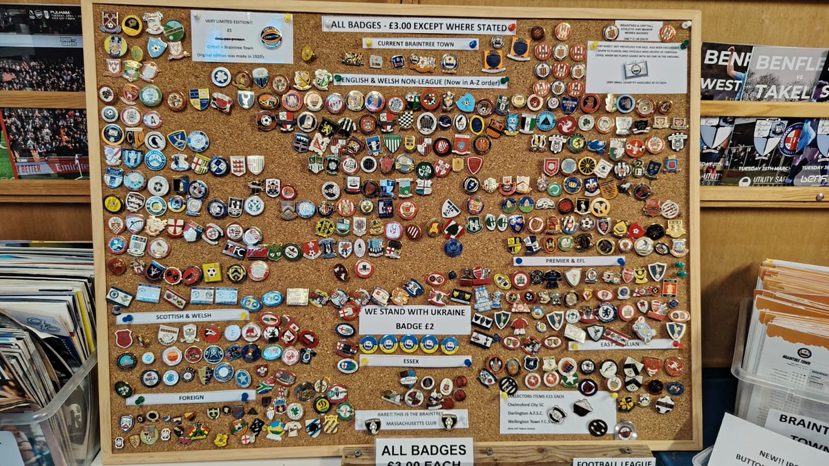 Supporters_Shop's tweet photo. *NEW STOCK*

We have some new Fridge Magnets on sale for £4 and we have completely bolstered our badge board with many more badges including premier league clubs. Plus a new 100 years in Orange and Blue badge for The Iron

#COYI https://t.co/rwSuPCA8Vf