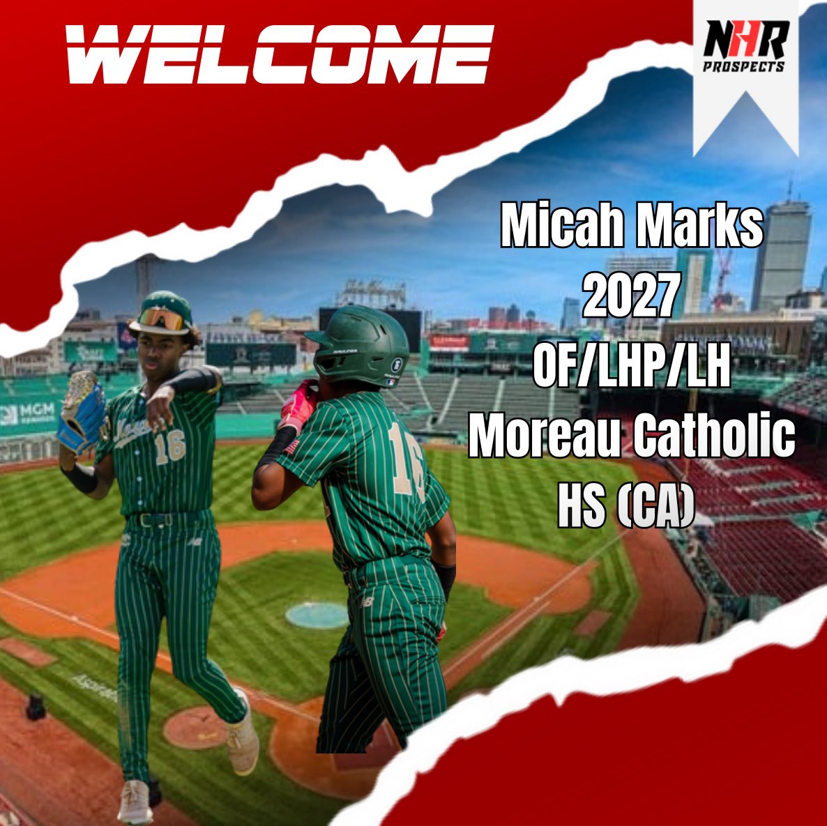 Kris Mims (@coachmimz) on Twitter photo 📢 Welcome to the family <a href="/MicahMarks_24/">Micah Marks</a>
2027 | OF/LHP | Left-Handed Hitter
📍 Moreau Catholic HS (CA)
📈 .345 AVG | 30 H | 17 SB | 22 R
🔥 Explosive Athlete with Two-Way Tools
🎯 High-IQ Ballplayer with Speed & Range
🎓 College-Ready Profile
#ProspectsOnTop | #NHRFamily | 📢 Welcome to the family <a href="/MicahMarks_24/">Micah Marks</a>
2027 | OF/LHP | Left-Handed Hitter
📍 Moreau Catholic HS (CA)
📈 .345 AVG | 30 H | 17 SB | 22 R
🔥 Explosive Athlete with Two-Way Tools
🎯 High-IQ Ballplayer with Speed & Range
🎓 College-Ready Profile
#ProspectsOnTop | #NHRFamily |