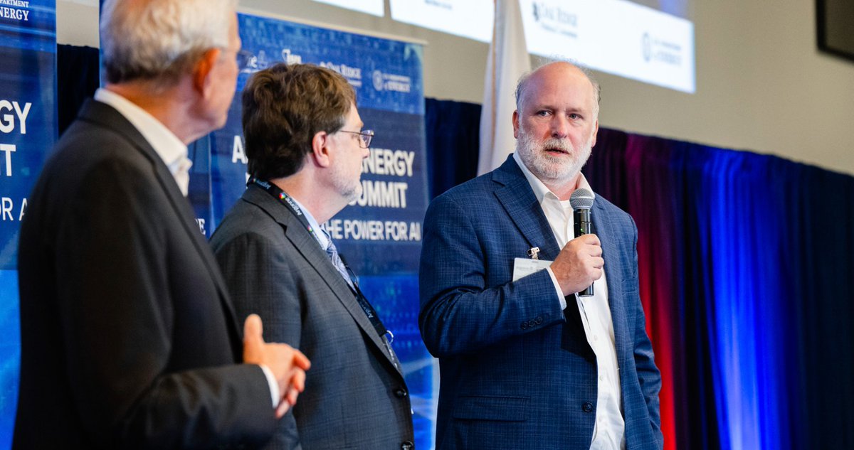 INL's tweet photo. As a longstanding leader in the cross section of #AI &amp; #nuclear energy, we led a compelling discussion at the AI x Nuclear Energy Executive Summit. ⚛️🤝

We look forward to accelerated advancements in this critical field. Learn more about our AI #research: https://t.co/wUhgHtlIkY https://t.co/lUa0rrnFpL