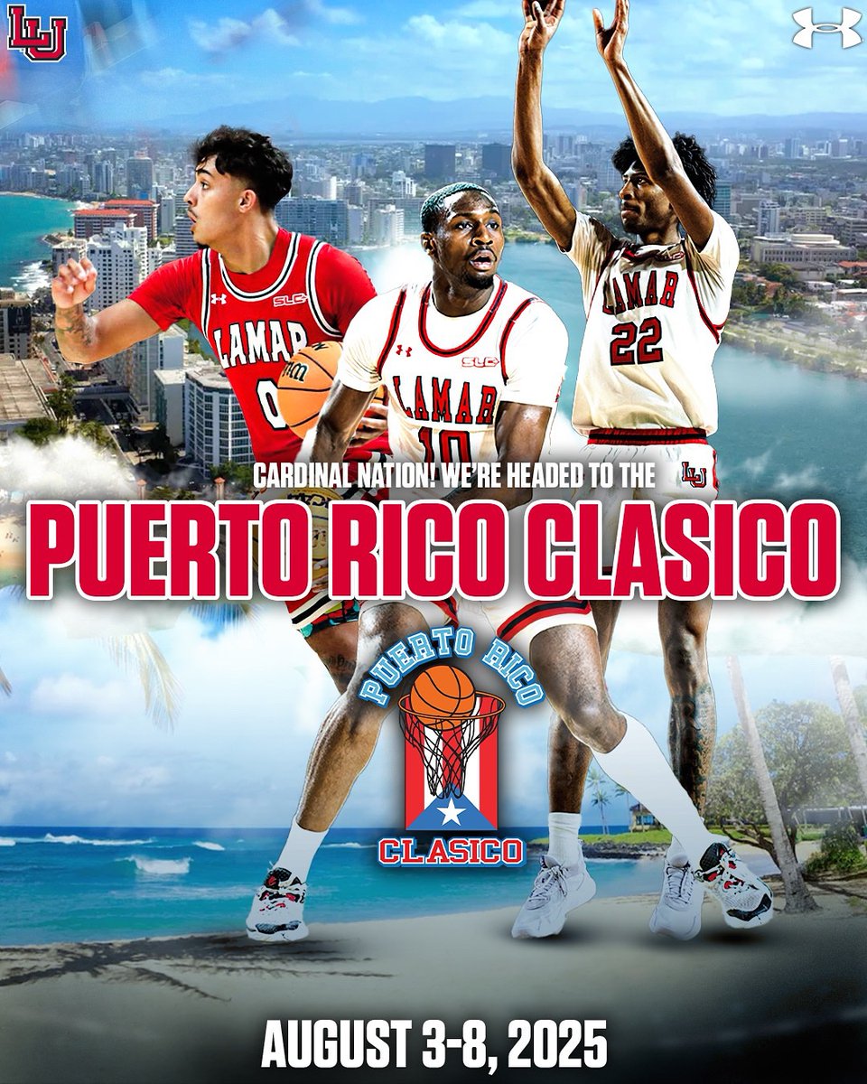 LamarMBB's tweet image. Cardinals ➡️ San Juan, Puerto Rico 🇵🇷
10 more days until we head to the Puerto Rico Clasico!