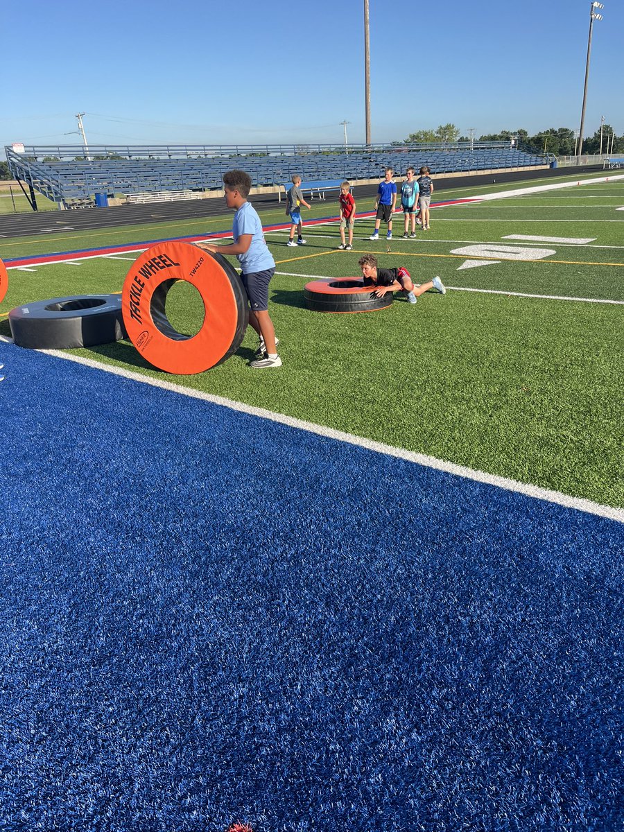The heat didn’t stop us….the rain kinda did 🤷🏻‍♂️. Great couple days @ Little Spartan camp. THANKS to all the players &amp; parents who make what we do a priority…and for being flexible!