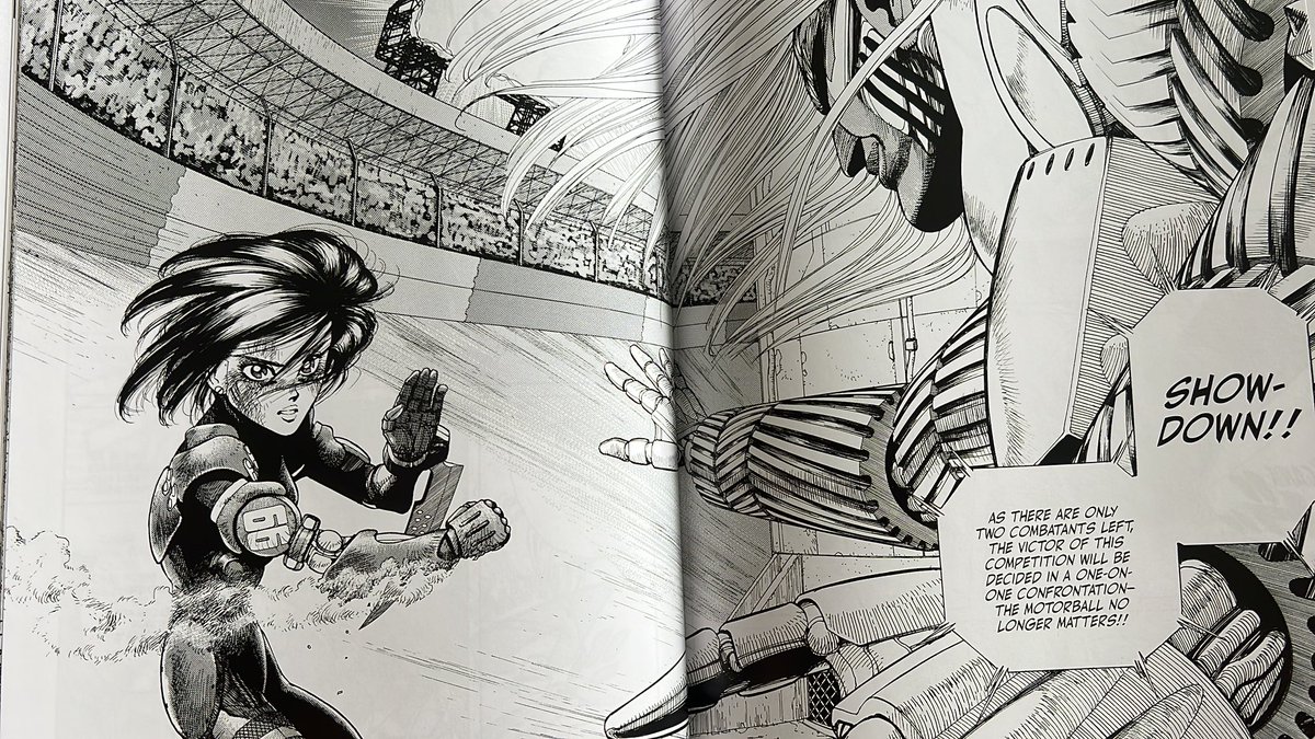 Studio_Zolo's tweet image. Hmmm. Really enjoyed Volume 1 of Alita. Thought I’d love the Motorball arc even more. Kinda fell flat for me. The art is amazing and I’ll continue on and read the whole series…but the writing is messy. I needed to turn my brain off way more than I prefer in a story.