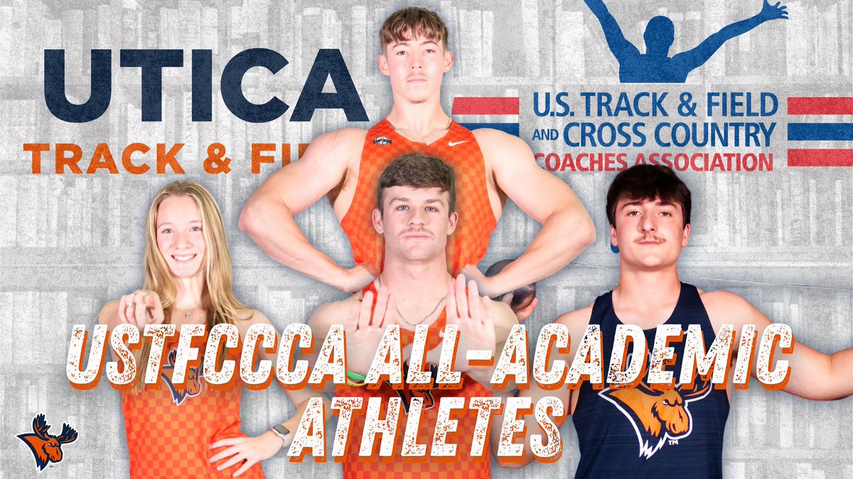 Track attack 📚👟✅

These four athletes received USTFCCCA All-Academic recognition! Each athlete posted a stellar GPA while also ranking within the top 50 in Division III for a given event.

uticapioneers.com/news/2025/7/25…

#FearTheMoose #GoPioneers #USTFCCCA #Empire8