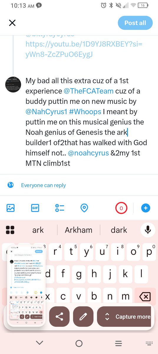 MoonlightMusicZ's tweet image. #ToMuchAmigo #ToMuch #Tm
#TylerMayers 
Super Super extra all over a first time listen my bad excuse me @TwitterMoments  got kicked out of app couldn't save it so screenshoted put to much time into not to share @DisneyChannel @MileyCyrus @noahcyrus @billyraycyrus @hopsin #FUNOAH
