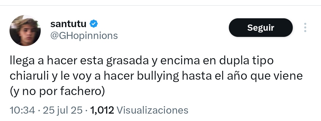 caronocarol_'s tweet photo. Che menos mal que lo incluimos a Santi en la tendencia, porque para alguno de sus fans es una grasada lo que está haciendo
#LuziagoXCreamRoll https://t.co/AeYShVLEbj