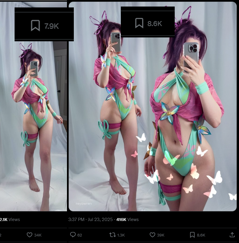 reyawren's tweet image. TYSM for all the love on my Psylocke cosplay! There is no way I can ever top this...unless 👀