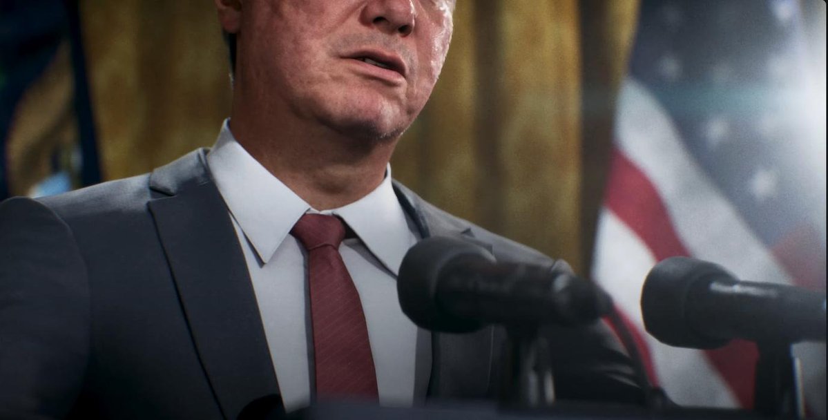 BF_Nation's tweet image. Dans le trailer de #Battlefield6 le visage du président Américain est tres énigmatique.
Il existe un monde où le président est le Major Jim Bryan, un officier du service de renseignement américain présent dans la campagne de Battlefield 3.
Et selon vous ? 🤔…