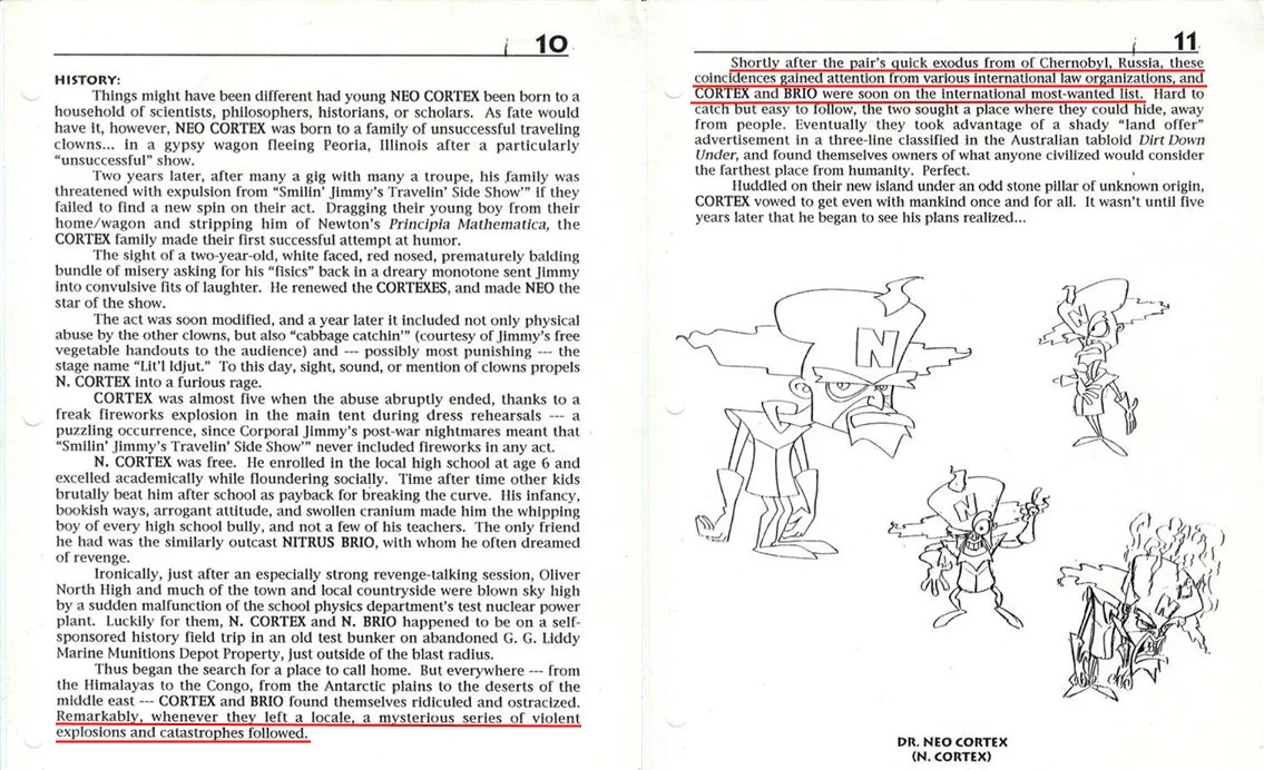 DeinosTf's tweet image. 🥭Todo Dia Uma Curiosidade Sobre Crash Bandicoot - Dia 166
Segundo a bíblia do Crash, Cortex e Brio causaram o acidente de Chernobyl.