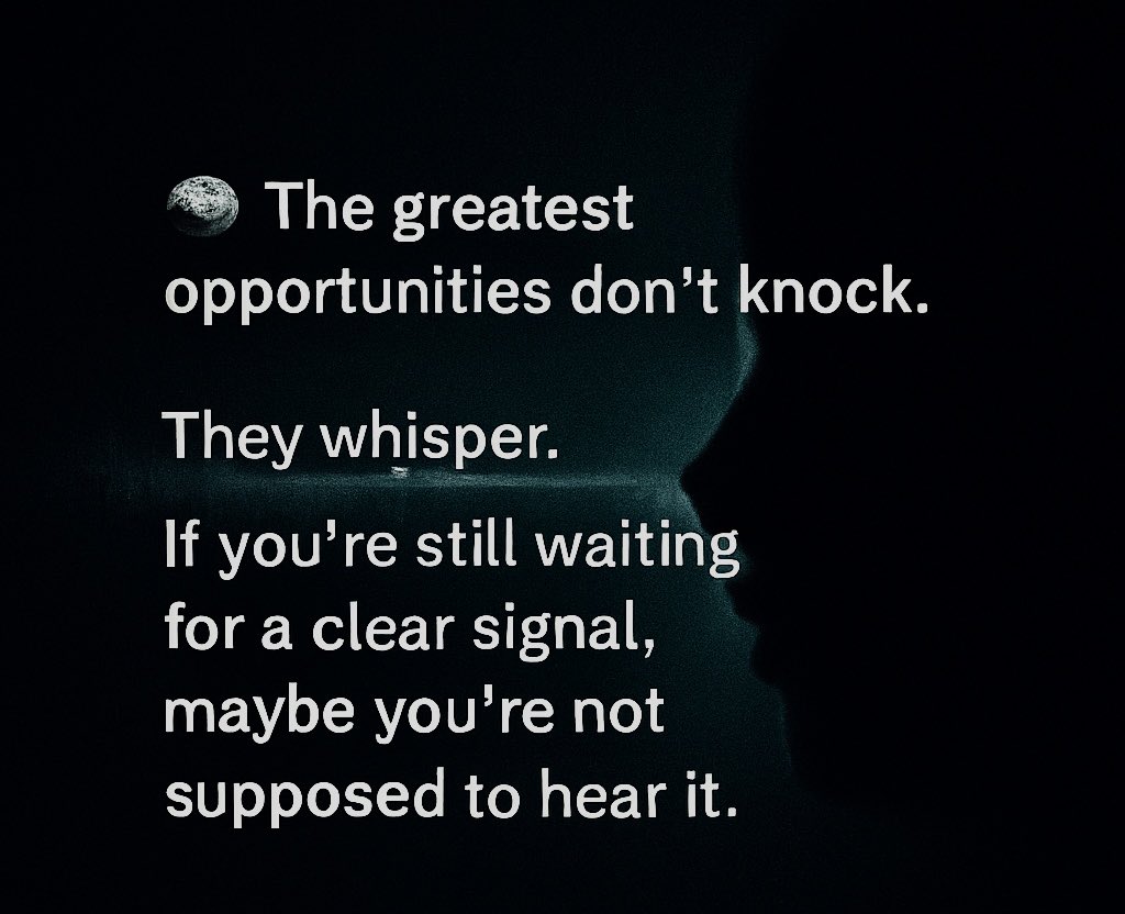 Mintscope1's tweet image. You don’t rise by chance. You rise by choice.”
Every step you take in silence shapes the world you’ll one day rule.
#Web3 #Mindset #RiseAbove #DecodeTheFuture