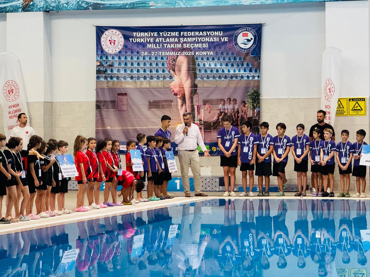 24-27 Temmuz 2025 tarihleri arasında Konya Olimpik Yüzme Havuzunda 7 ilden, 88 sporcunun mücadele ettiği "Türkiye Atlama Şampiyonası" ve "Milli Takım Seçmesi" yarışlarında dereceye giren sporculara ödülleri takdim edildi.🏆